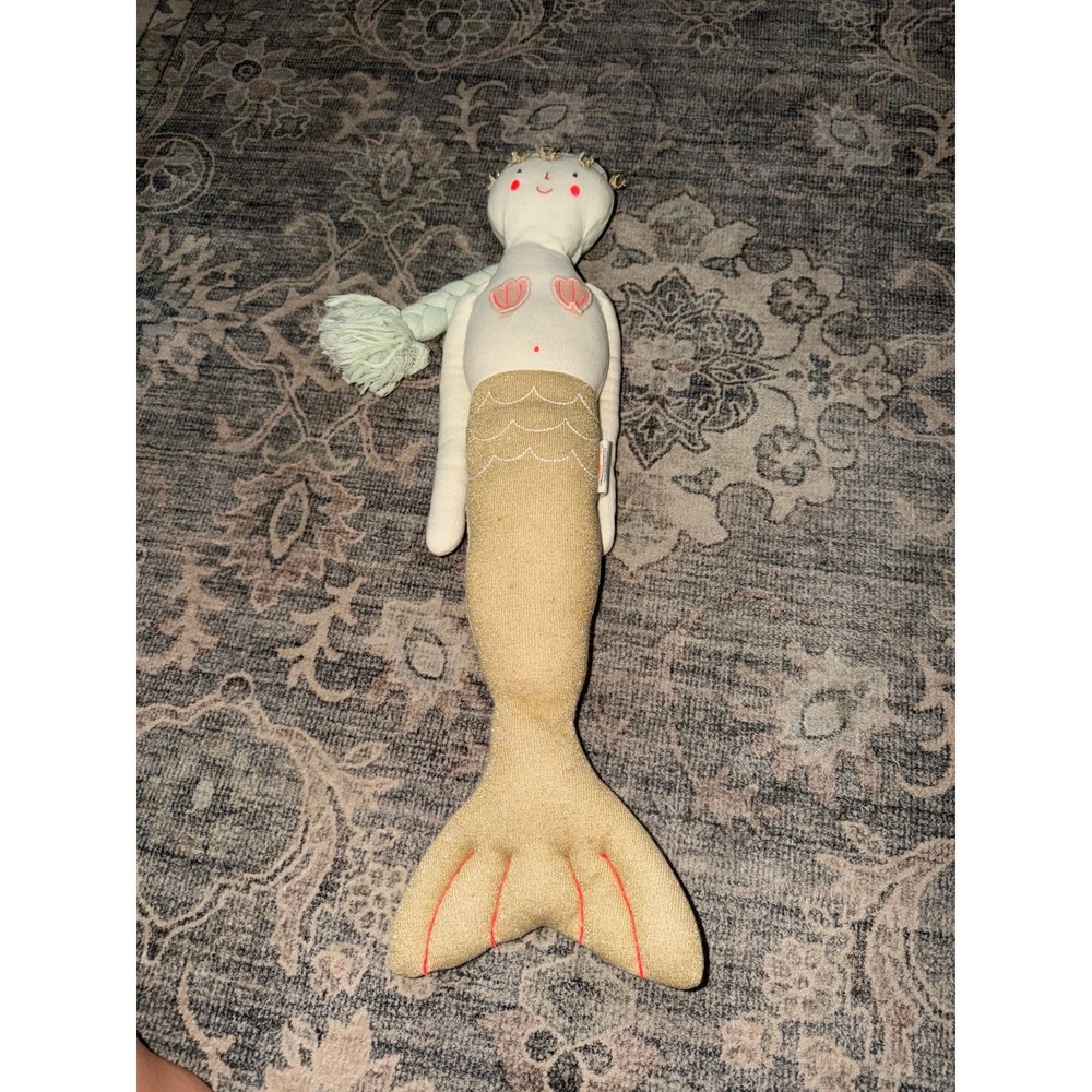 Meri Meri Sophia Mermaid Plush Doll Organic 24"